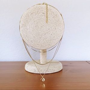 Luv Aj Layered Herringbone Chain Necklace